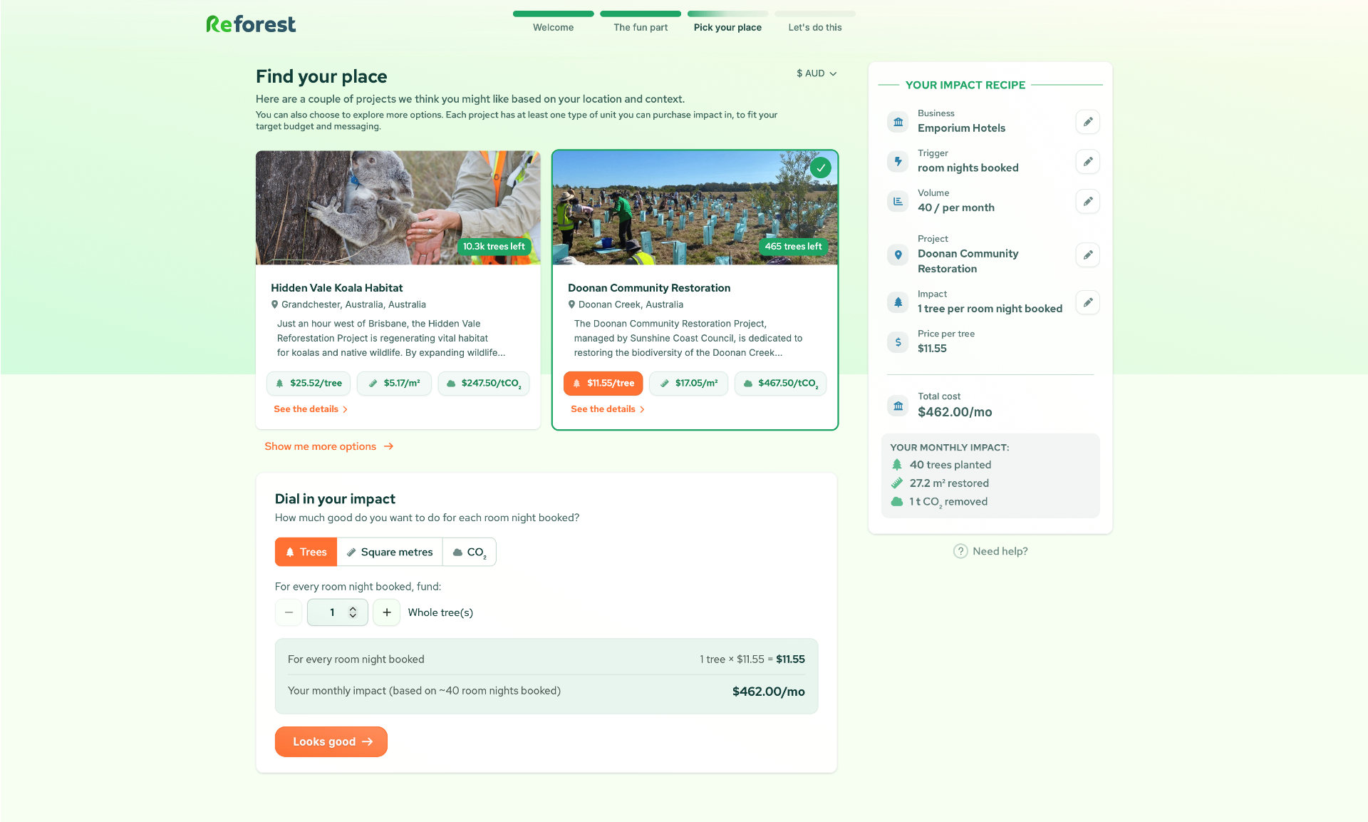 Reforest: The Regenerative Tourism Platform